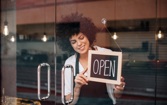 Open for business